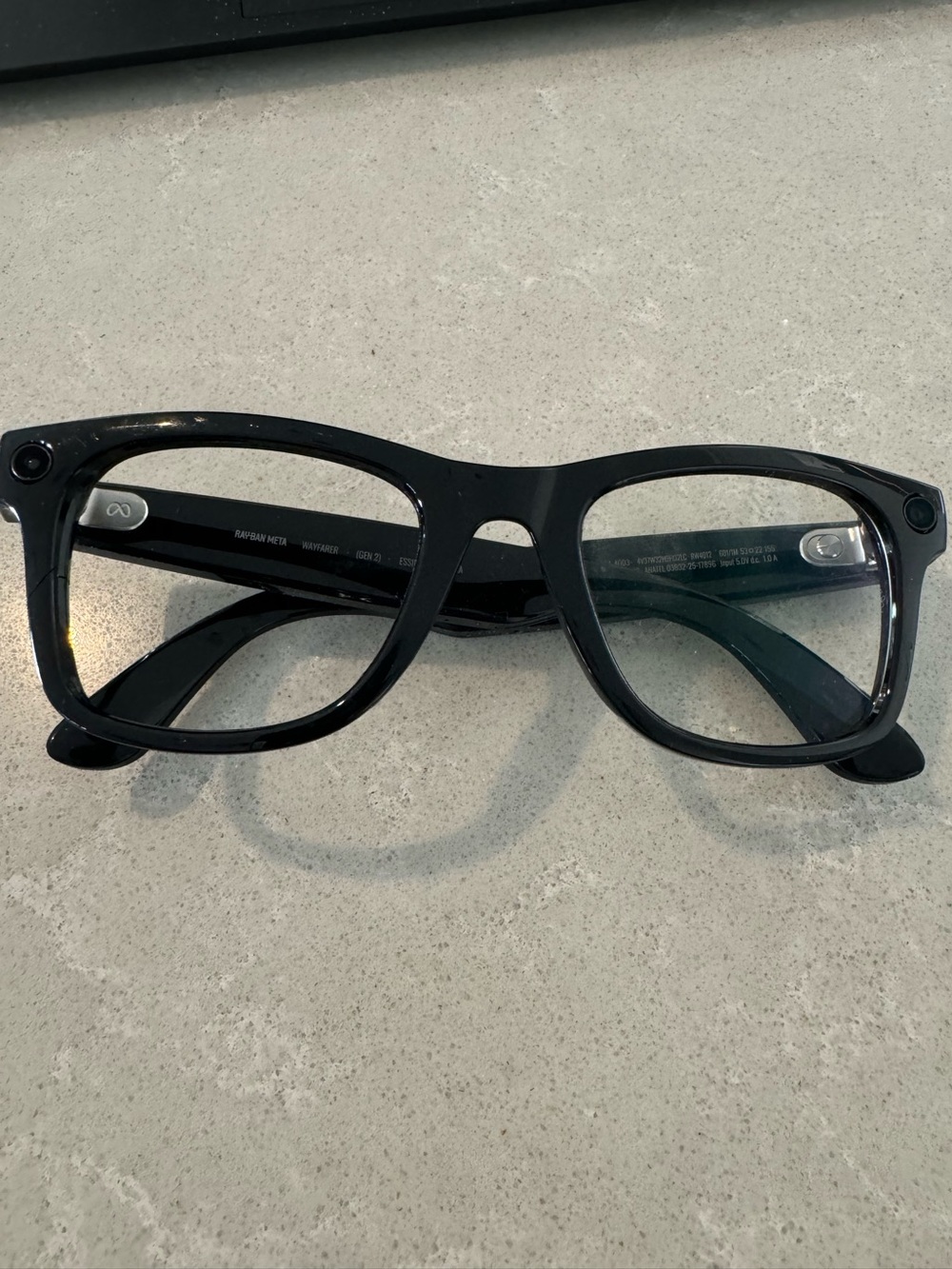 Ray-Ban Black Meta Glasses For Parts